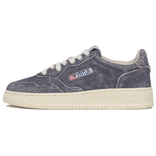 AUTRY Leather Low top Skateboard Shoes Women's Blue