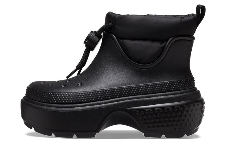 Женские сапоги Crocs Stomp (черные)
