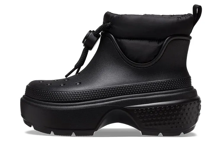 Crocs Stomp Short Snow Boots Women's Black