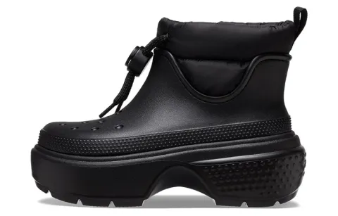 Crocs Stomp Short Snow Boots Women's Black