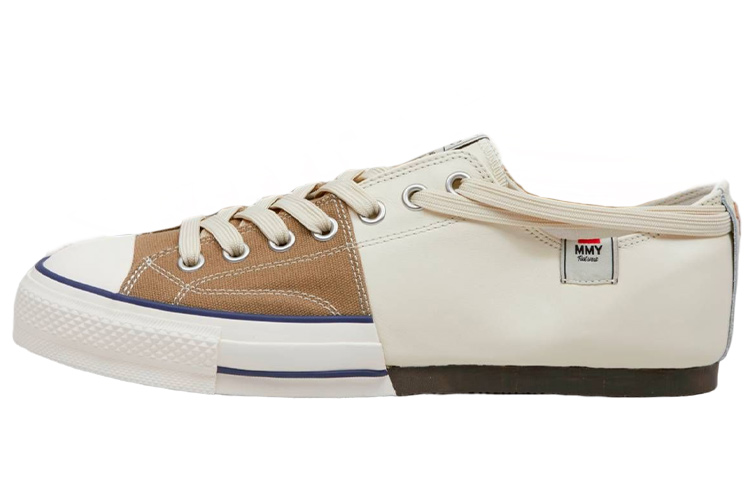 Nigel Cabourn x MIHARA YASUHIRO Low top Stylish Skateboarding Shoes Unisex Brown White