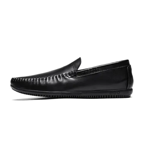 CARTELO Cow Leather Men's Casual Shoes Men's Black