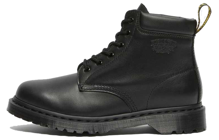 Ботинки Stussy x Dr.Martens 939 (черные кожаные)