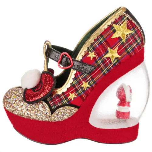 IRREGULAR CHOICE Pu High Heels 14cm Women's Red