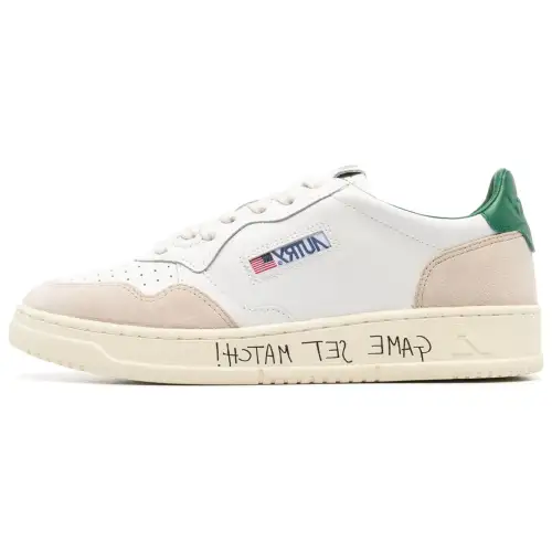 AUTRY Medalist Low top Skateboard Shoes Men's White Green