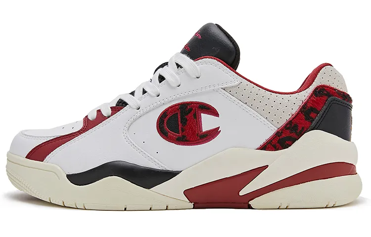 Champion Tiger Collection Champ'95 Rice LOW top Vintage Basketball Shoes Men's Brick Red
