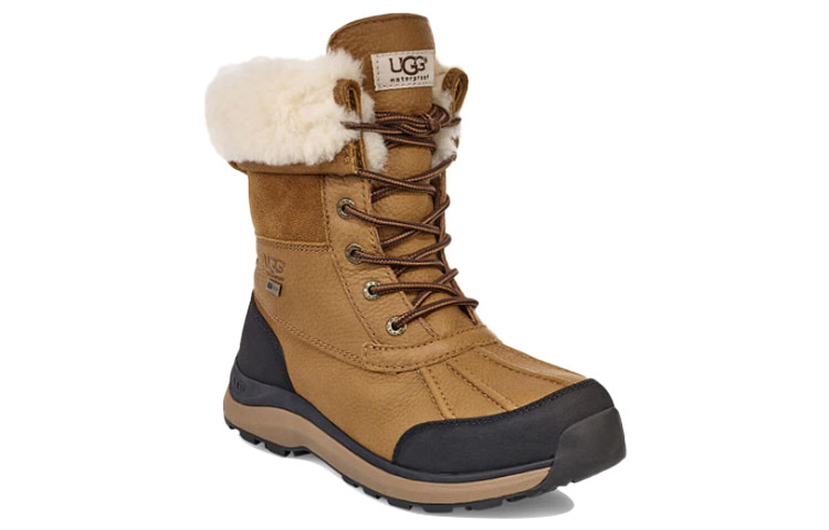Женские ботинки UGG Adirondack III Boot (каштановые) — 栗色 — фото 3