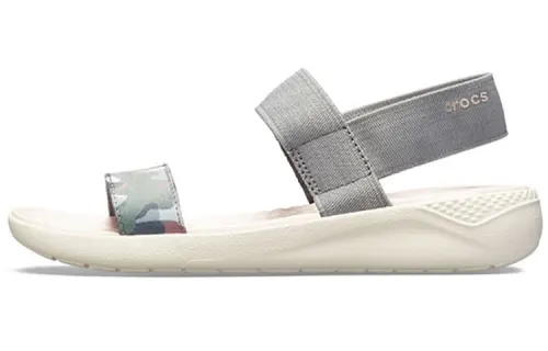 Crocs Literide Graphic Sandals 'Grey' Women's