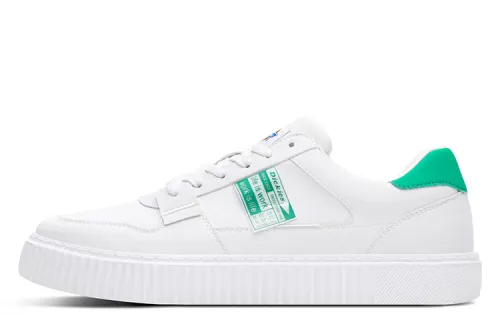 Dickies Skateboard Shoes Men's Low Top White Green