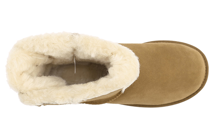 Женские сапоги UGG Bailey Bow Velvet Ribbon (коричневые) — фото 5