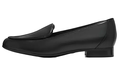 Clarks Block Heel Mary Jane Shoes 2cm Women's Black