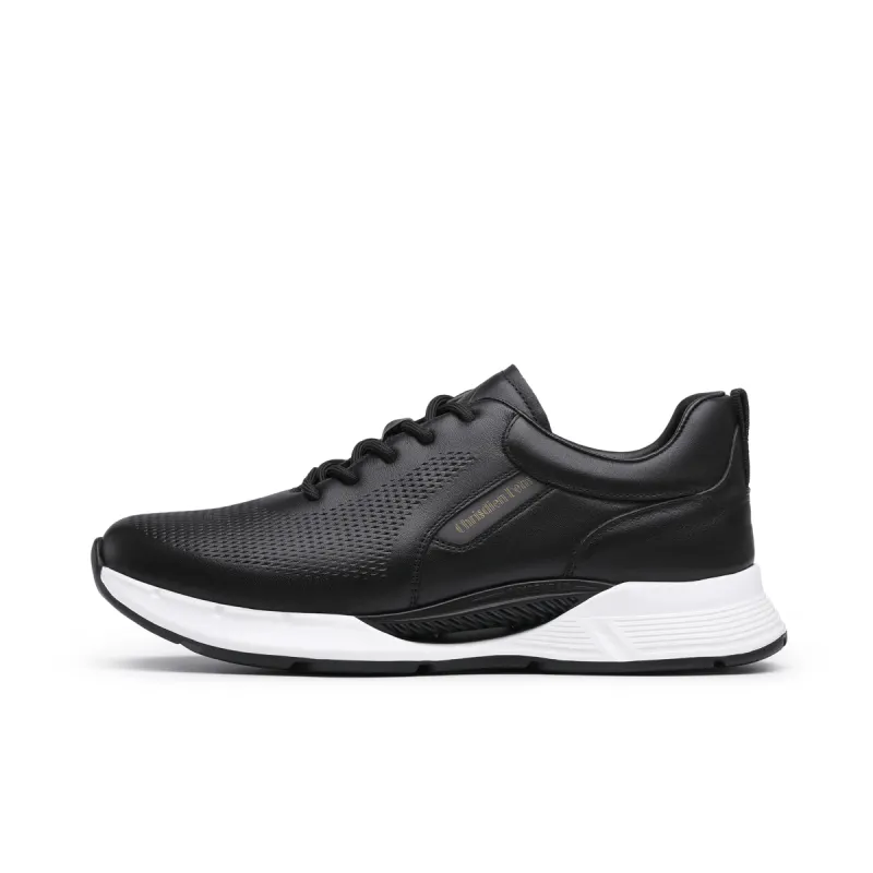 Chrisdien Deny Cow Leather Low top Casual Shoes Men's Black