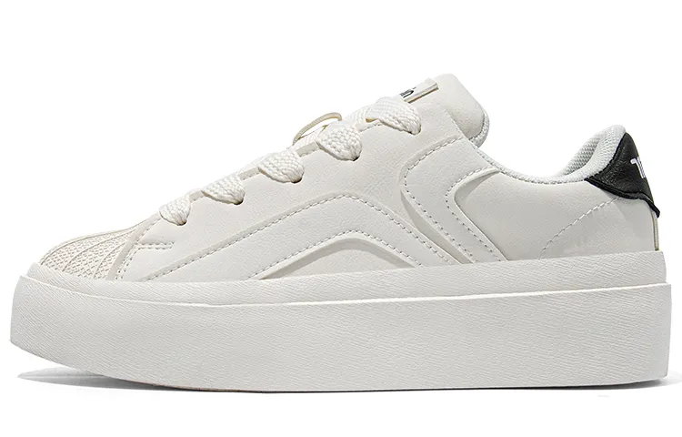 TUOPIN Couple's Shell Head Low top Skateboard Shoes Women's