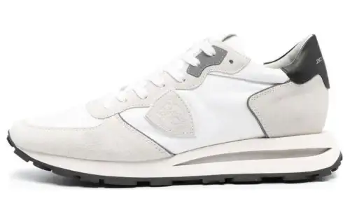PHILIPPE MODEL Paris Panelled Lace-up Sneakers