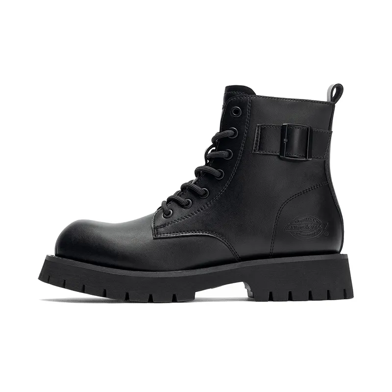 Dickies Black Warrior Short Mid Calf Combat Boots Men's Black Outdoor Boots