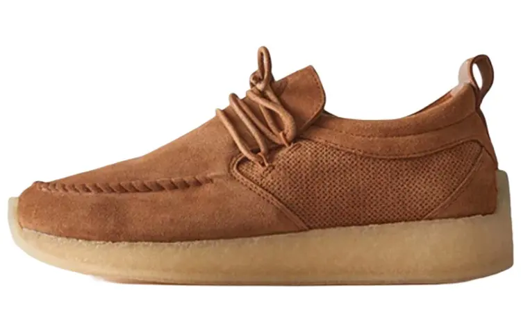 Ronnie Fieg x Clarks Maycliffe Collaboration Cushioning Wear-Resistant Low-Top Sports Casual Shoes Men's Chestnut