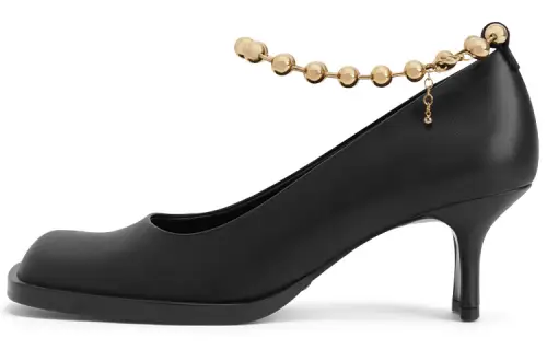CHARLES&KEITH Leather Slim Heel High Heels Women's