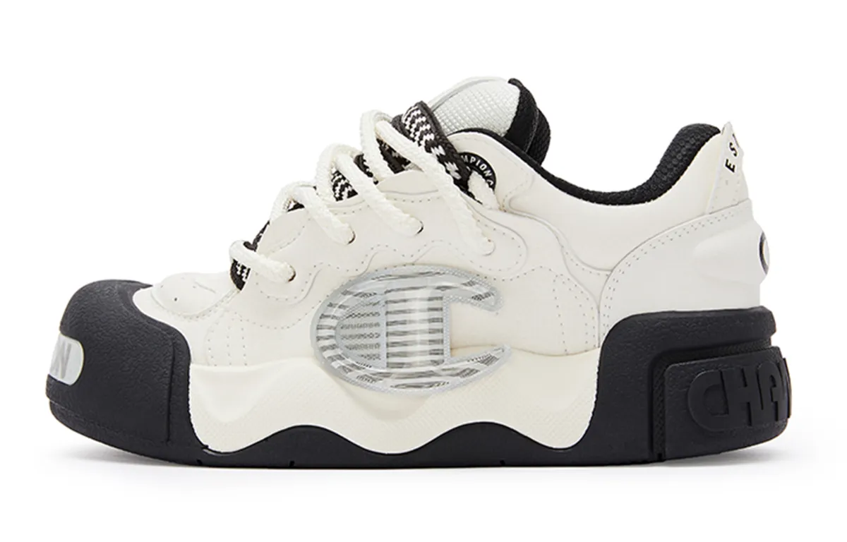 Champion Low top Skateboard Shoes Women's Black White