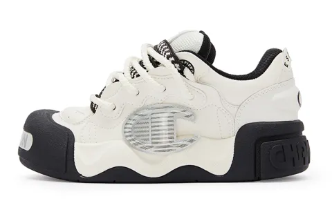 Champion Low top Skateboard Shoes Women's Black White