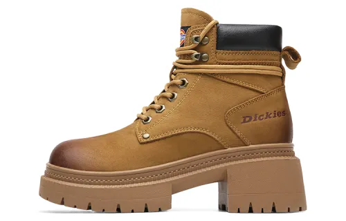 Dickies 11cm Combat Boots Women's Earth Yellow
