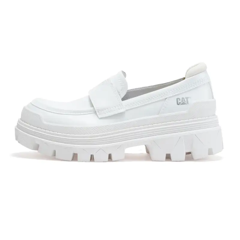 CAT Hardwear Loafer Abrasion Resistant Abrasion Resistant Short Outdoor Boots Women's White