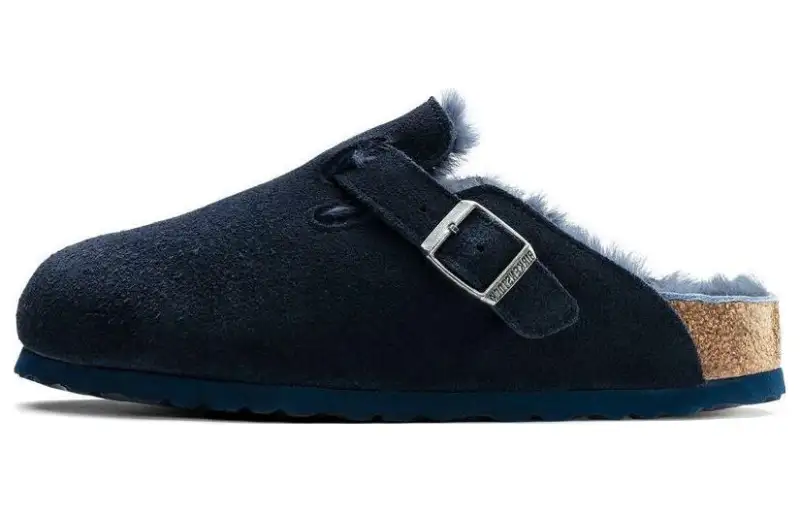 Birkenstock Boston Shearling Suede Night