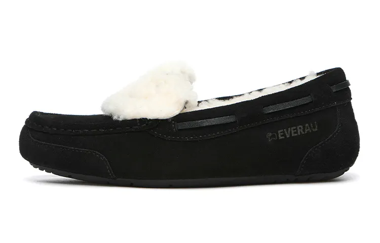 EVERAU Women's Casual Shoes Women's Low Top Black