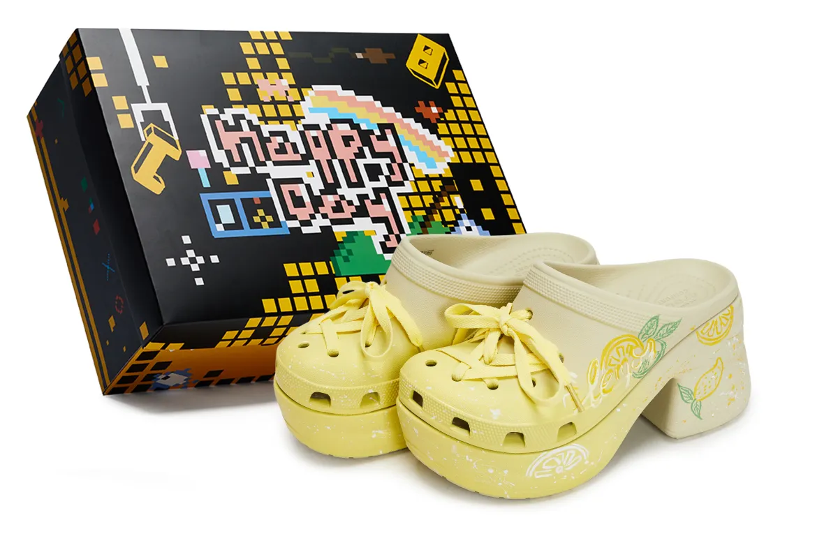 Crocs Siren Clog Clogs Unisex Beige Yellow Green