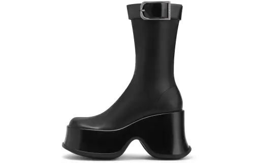 CHARLES&KEITH Pu Ankle Boots Women's