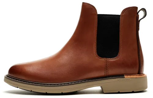 COLE HAAN Leather Ankle Length Chelsea Boots Men's