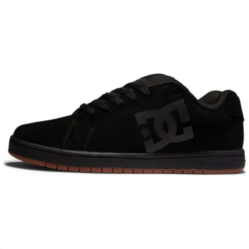 DC Shoes Leather Low top Skateboard Shoes Men's Black