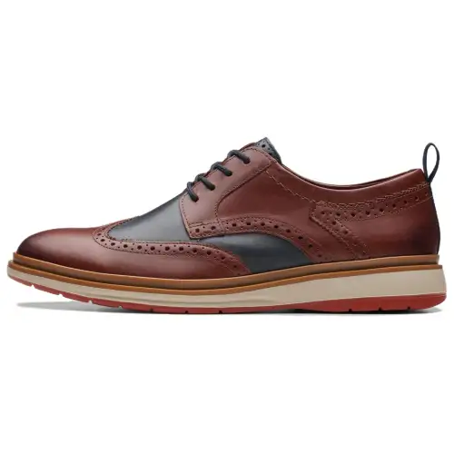 Clarks Leather Casual Shoes Men's Brown