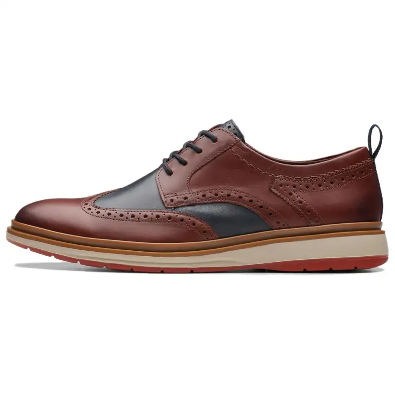 Clarks Leather Casual Shoes Men's Brown