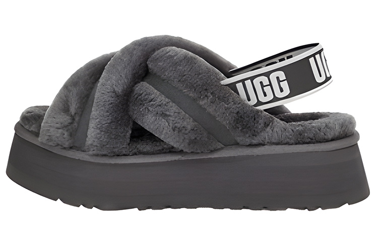 Женские сандалии UGG DISCO (серые)
