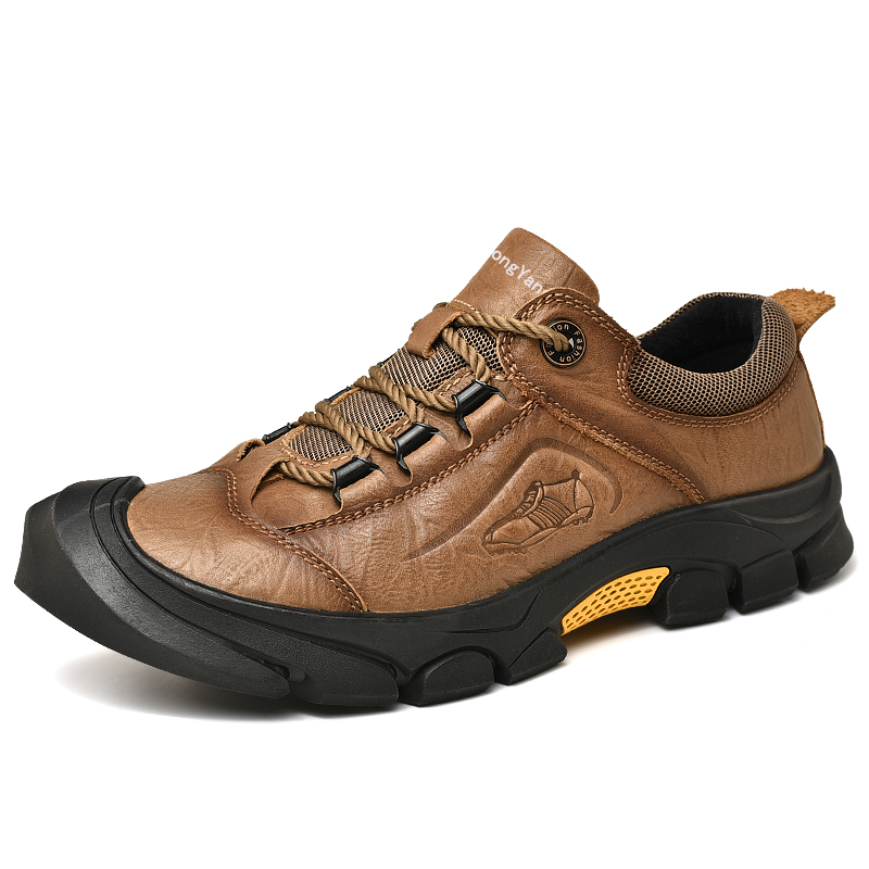 JIGONGYANG Cow Leather Low top Outdoor Shoes Men’s