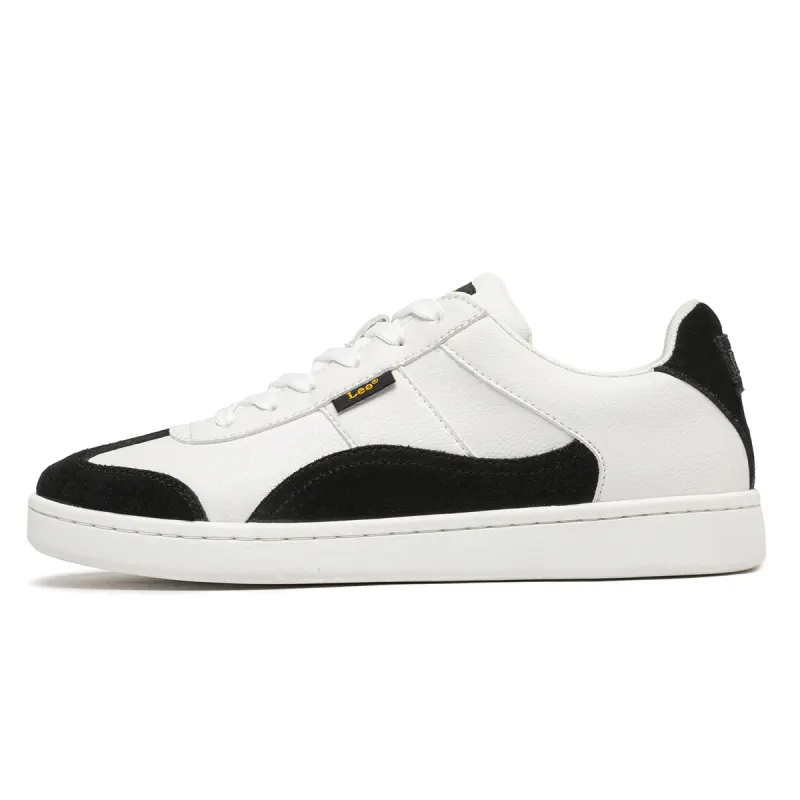 Lee German Army Trainers Microfiber Leather Height Increasing Breathable Low top Skateboard Shoes Unisex Black White