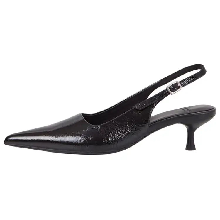 VAGABOND SHOEMAKERS Patent Leather Slim Heel High Heels Women's Black