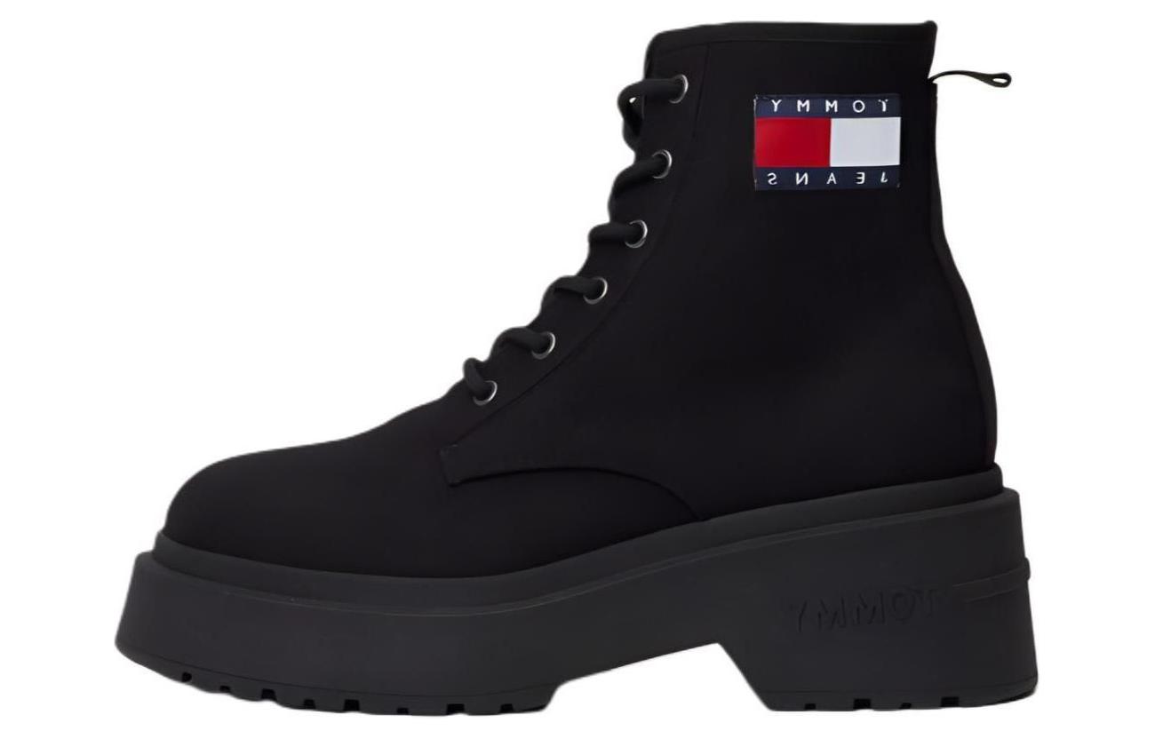 Tommy Hilfiger Cleat Logo-badge Combat Boots