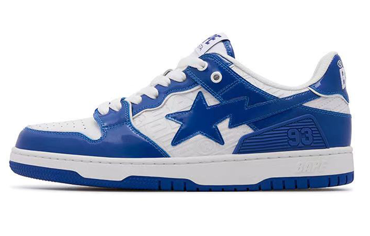Мужские кеды A BATHING APE A BATHING APE SK8 STA (красно-сине-зеленые)