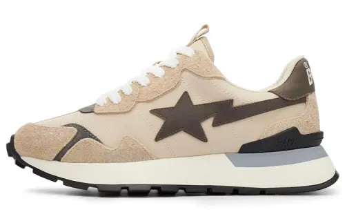 A BATHING APE ROAD STA EXPRESS Suede, Leather Slip Resistant, Abrasion Resistant, Lightweight