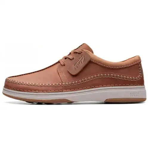 Clarks Cow Leather Casual Shoes Men's Brown