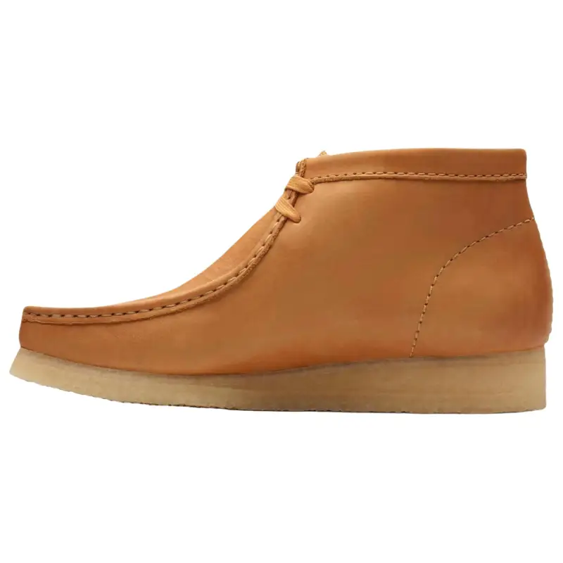 Clarks Wallabee leather lace-up boots