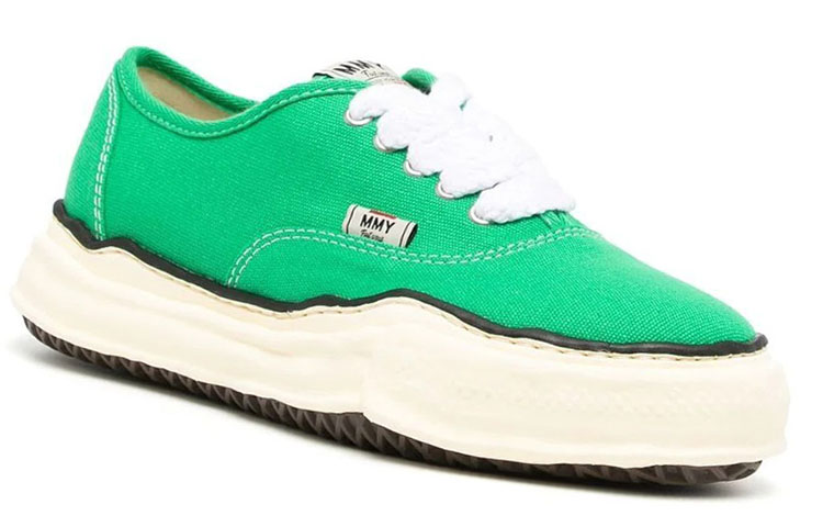 Женские кеды MIHARA YASUHIRO Baker OG Sole (зеленые) — фото 3