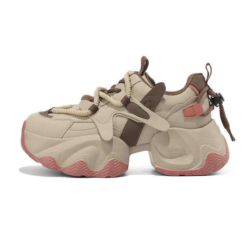 DAPHNE Artificial Leather Low top Chunky Sneakers Women's