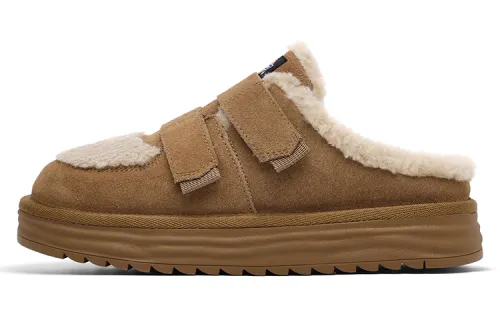 Dickies British Style Comfortable Versatile, Outdoor Height Increasing Platform Thermal Fleece Lined Yellow Boots