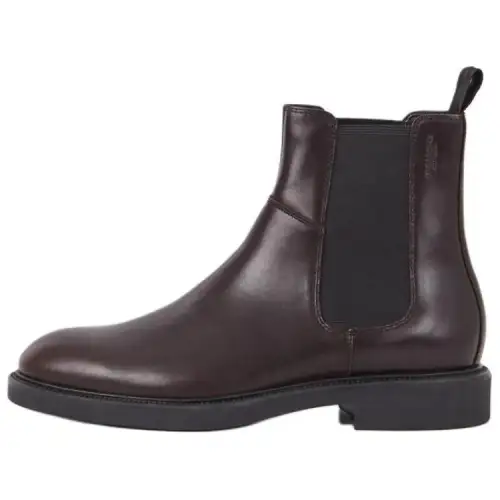 VAGABOND SHOEMAKERS Leather Fashion Trend Chelsea Boots Men's Dark Brown