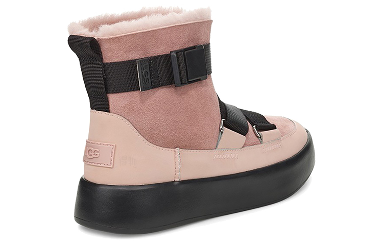 Женские сапоги UGG Classic Boom Buckle (розовые) — фото 4