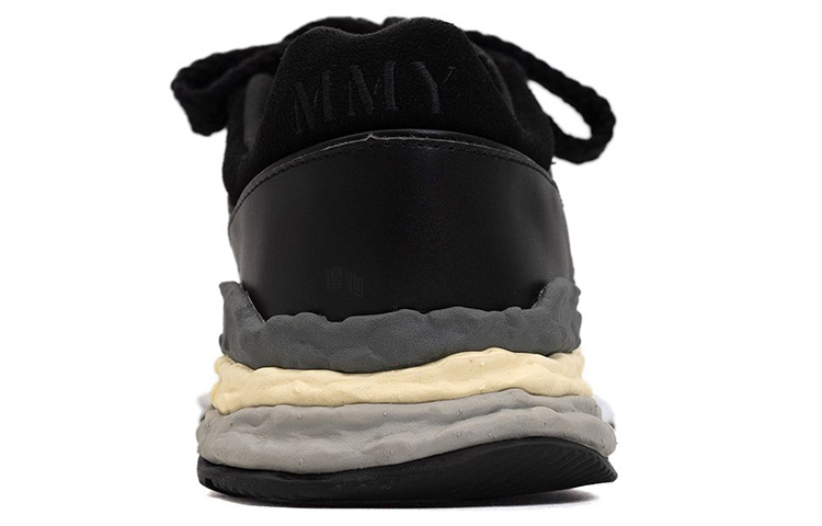 Мужские кеды MIHARA YASUHIRO George Original Sole (черные) — фото 5
