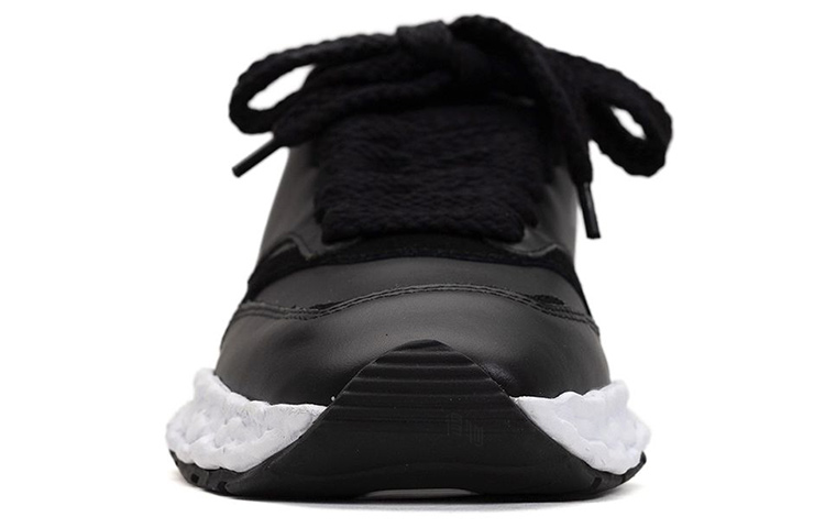 Мужские кеды MIHARA YASUHIRO George Original Sole (черные) — фото 4