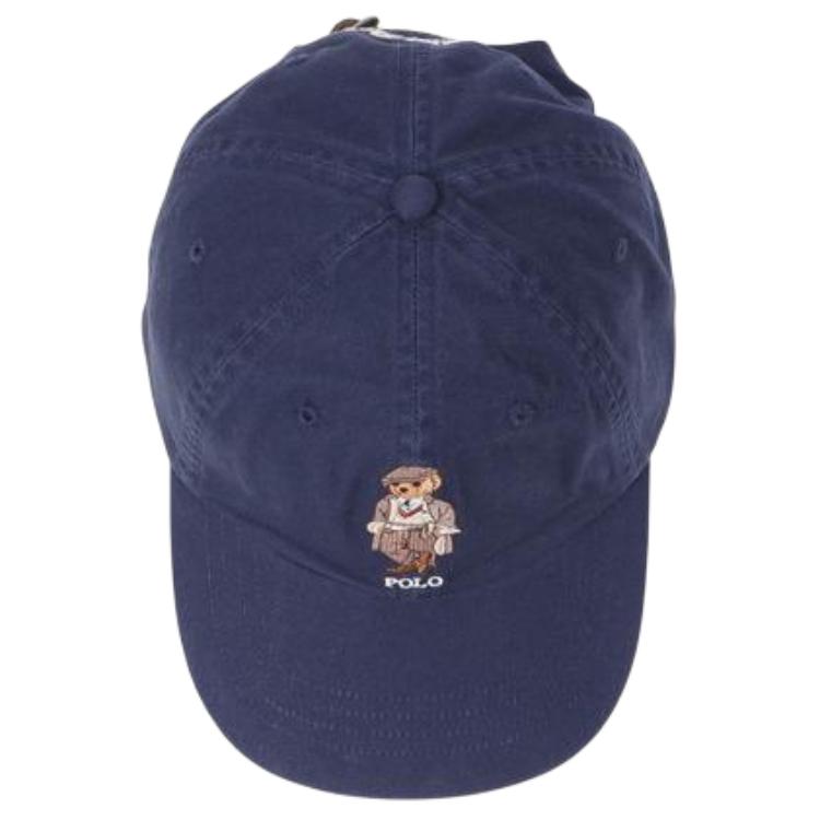Мужская кепка Ralph Lauren (синяя) — фото 6